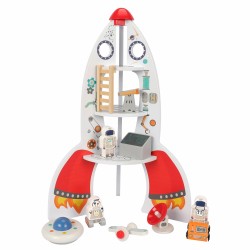 Racheta spatiala din lemn - My Wooden Rocket - Statie Spatiala